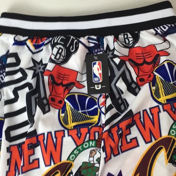 nba big logo shorts